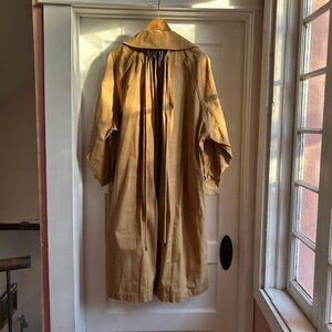 Gentle Herd Cotton Trench with back pleat NWT